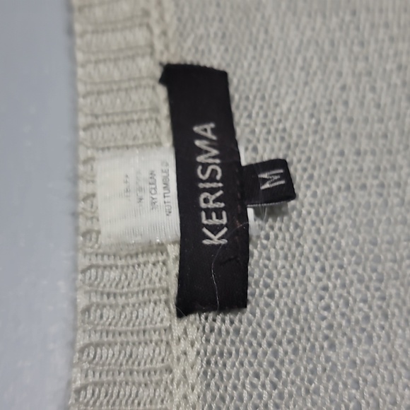 Kerisma Bohemian Woven Tan Long Sleeve Sweater - Picture 3 of 7